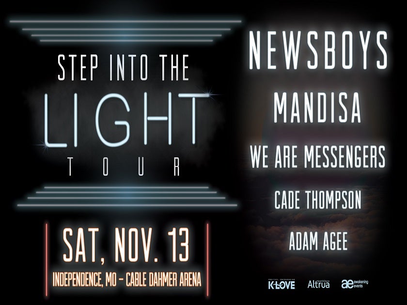Step Into The Light Tour featuring Newsboys Cable Dahmer Arena
