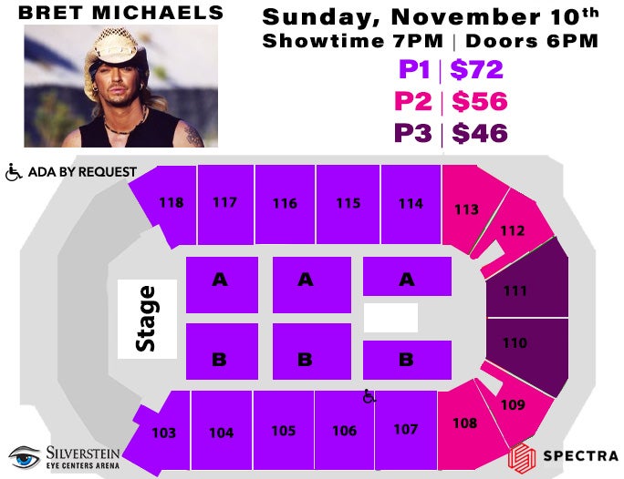 Bret Michaels Cable Dahmer Arena