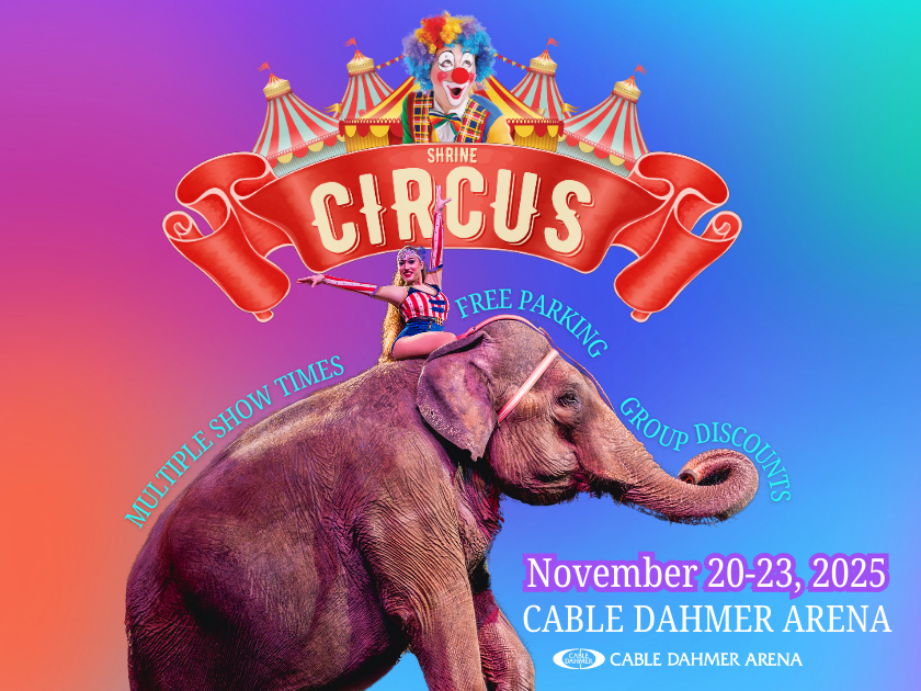 Shrine Circus 2025 Cable Dahmer Arena