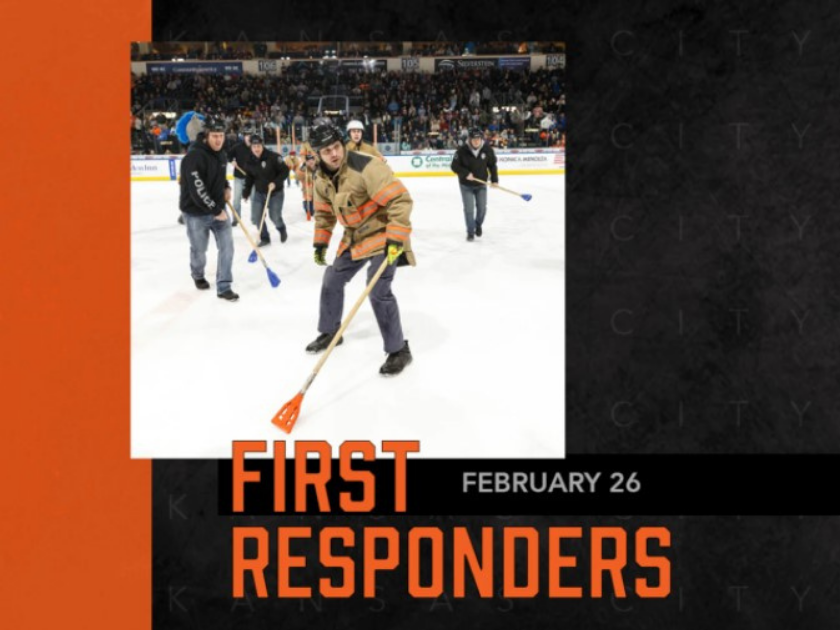 KC Mavericks First Responders Night Cable Dahmer Arena