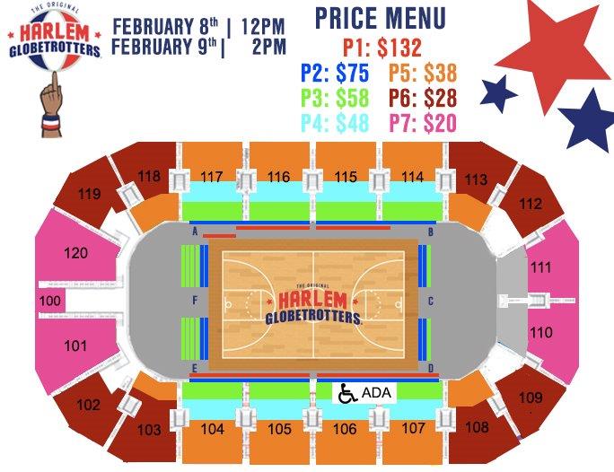 Harlem Globetrotters Cable Dahmer Arena