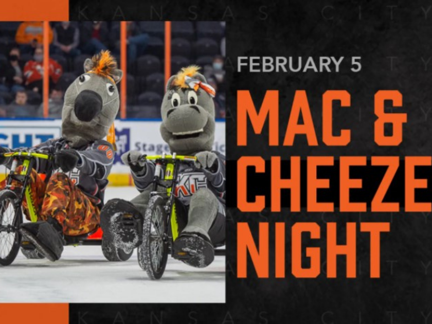 KC Mavericks Mac & Cheeze Night Cable Dahmer Arena