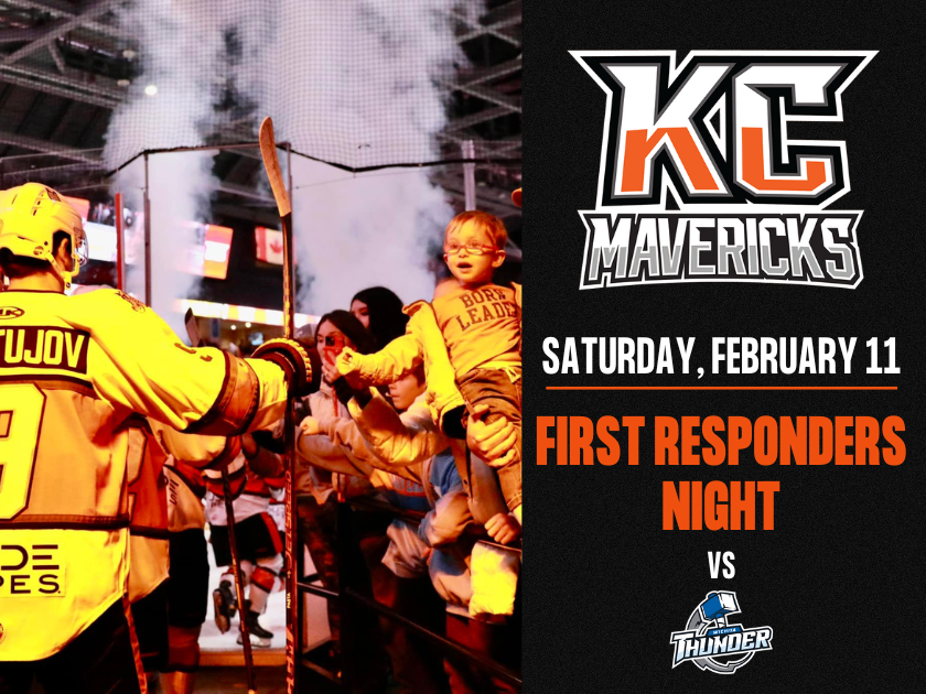 KC Mavericks First Responders Night Cable Dahmer Arena